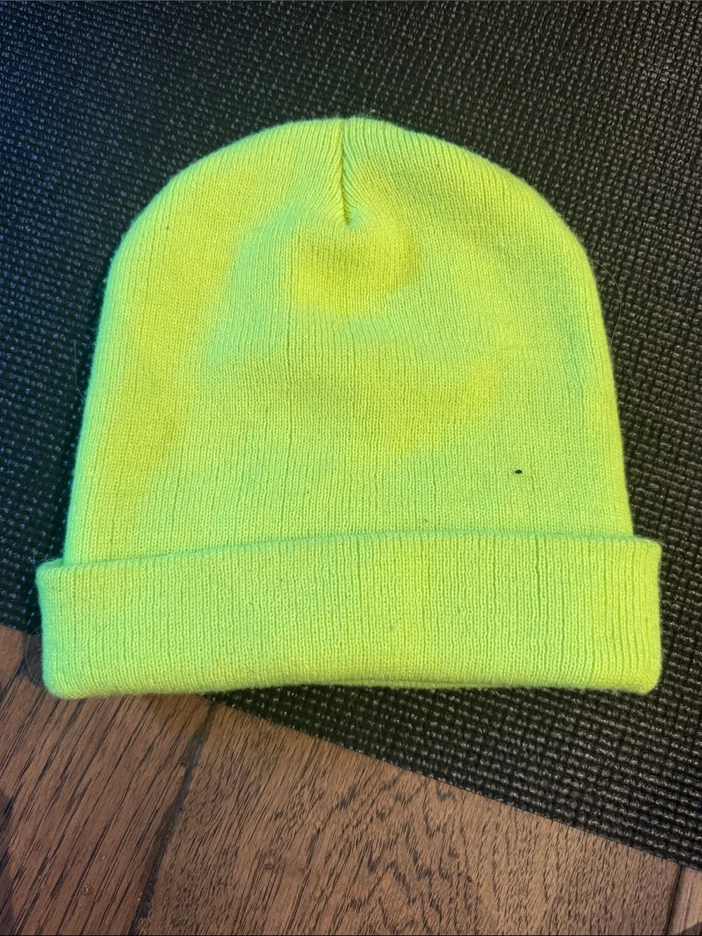 Badwood Los Angeles Neon Yellow Beanie Hat